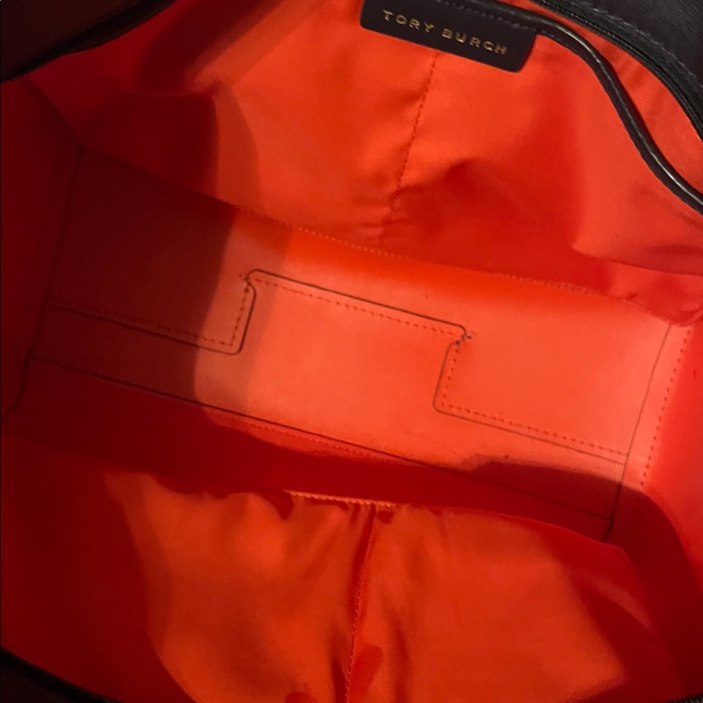 Tory Burch Black and Red Tote Bag - Picture 4 of 4